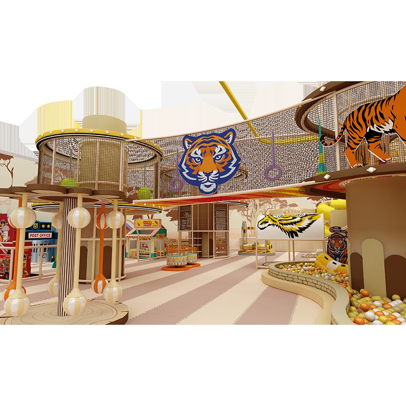 Wild Africa Themed Indoor Playground